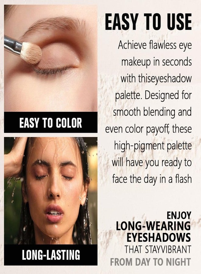 QIDSTERS Pink Shimmer Single Eyeshadow, Lightweight Blendable Mini Eye Shadow for Older Women, Monochrome Eyeshadow Palette Makeup Pigmented Waterproof, Vegan & Cruelty-Free, 29 - Image 4